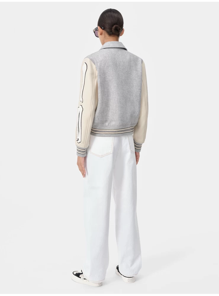 Amiri WOMEN - WOMEN'S WIDE STRAIGHT JEAN - White