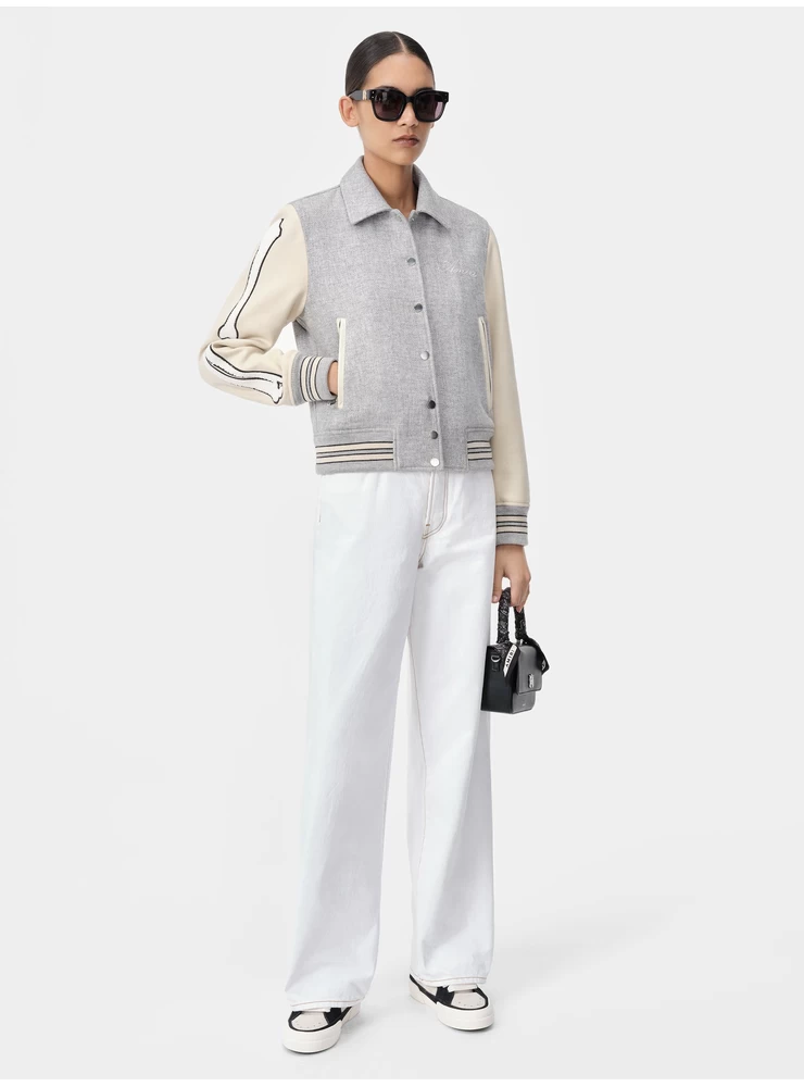 Amiri WOMEN - WOMEN'S WIDE STRAIGHT JEAN - White