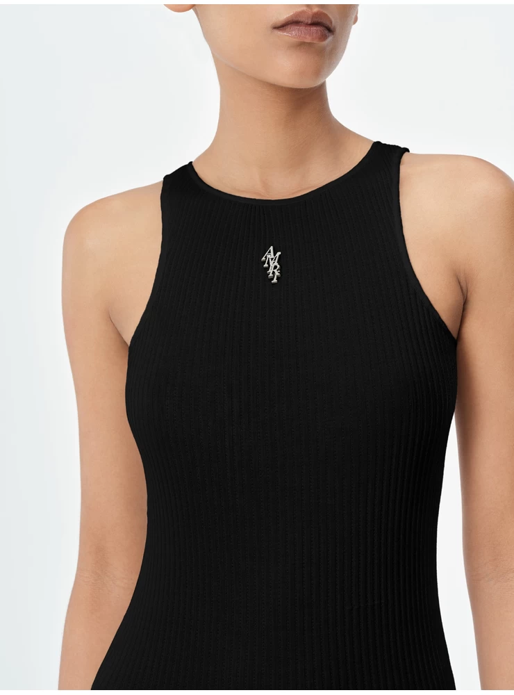 Amiri WOMEN - WOMEN'S AMIRI STACKED MAXI DRESS - Black