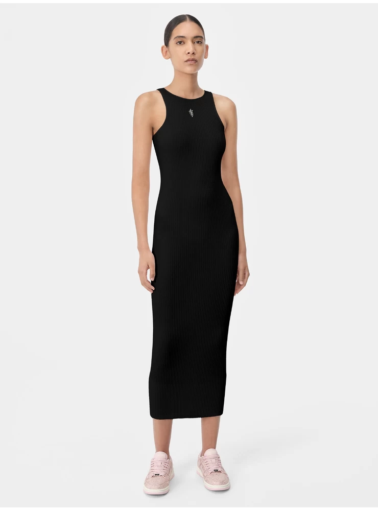Amiri WOMEN - WOMEN'S AMIRI STACKED MAXI DRESS - Black