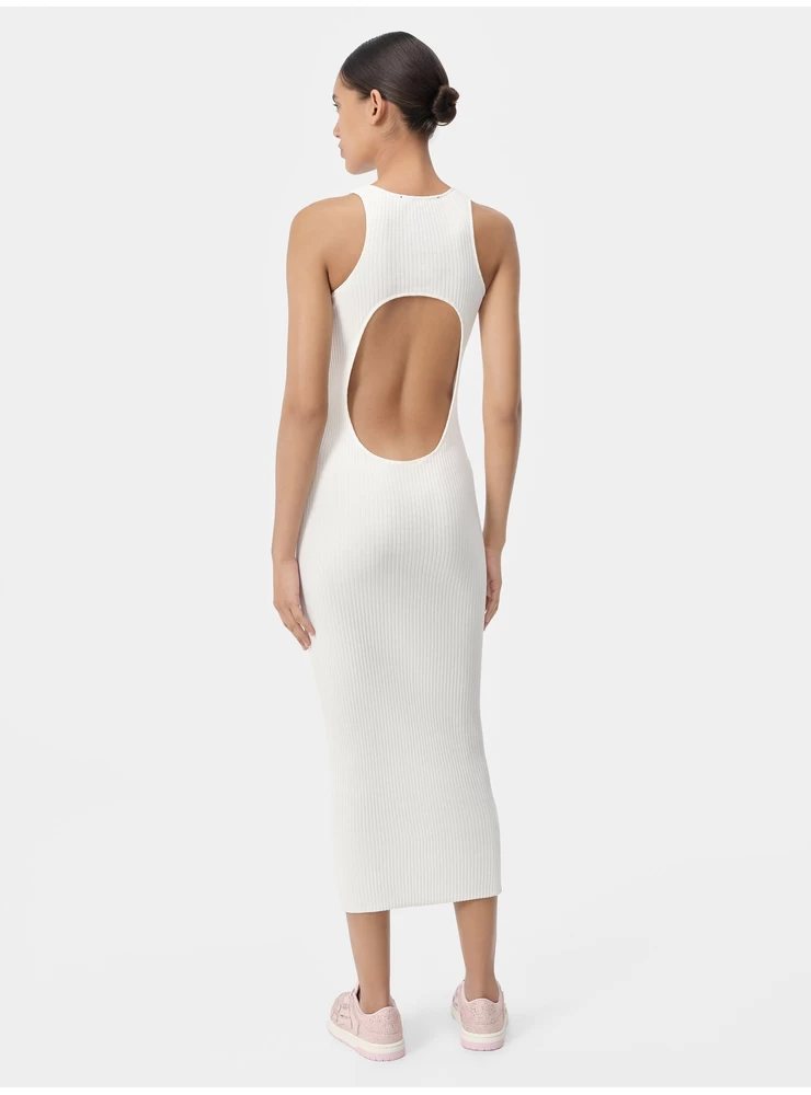 Amiri WOMEN - WOMEN'S AMIRI STACKED MAXI DRESS - Alabaster