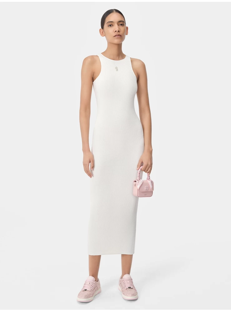 Amiri WOMEN - WOMEN'S AMIRI STACKED MAXI DRESS - Alabaster