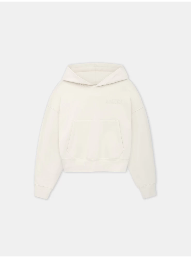 Amiri WOMEN - WOMEN'S AMIRI EMBROIDERED HOODIE - Alabaster