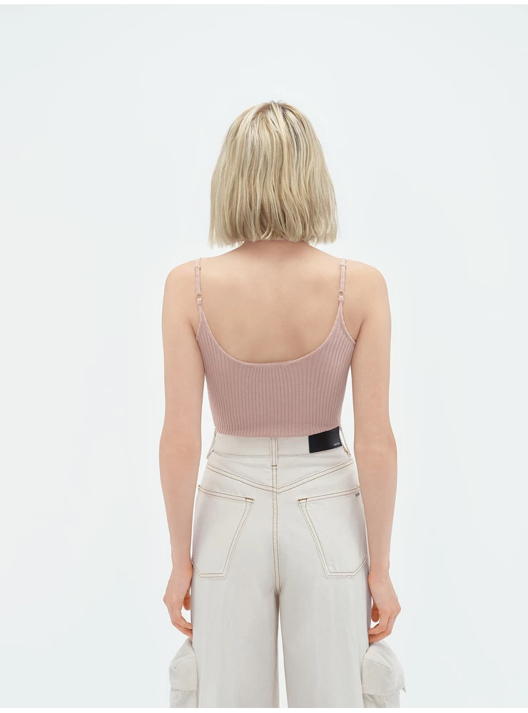 Amiri WOMEN - VERTICAL AMIRI TANK TOP - Cork