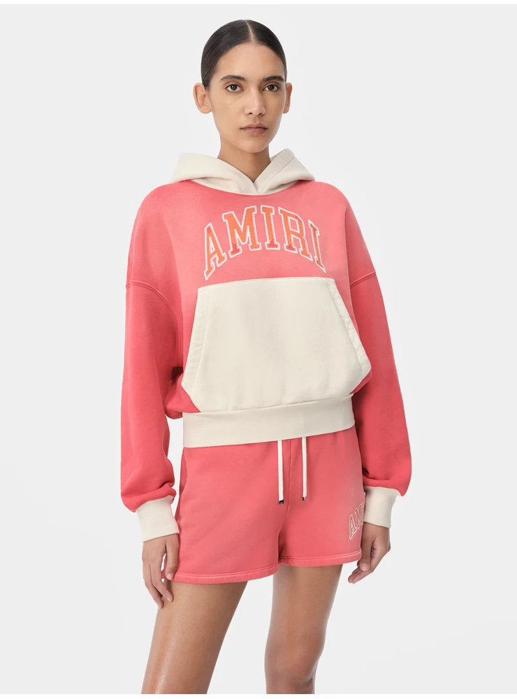 Amiri WOMEN - WOMEN'S AMIRI VINTAGE HOODIE - Flamingo Pink