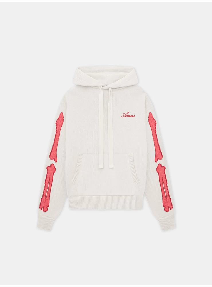 Amiri WOMEN - WOMEN'S BONES HOODIE - Alabaster