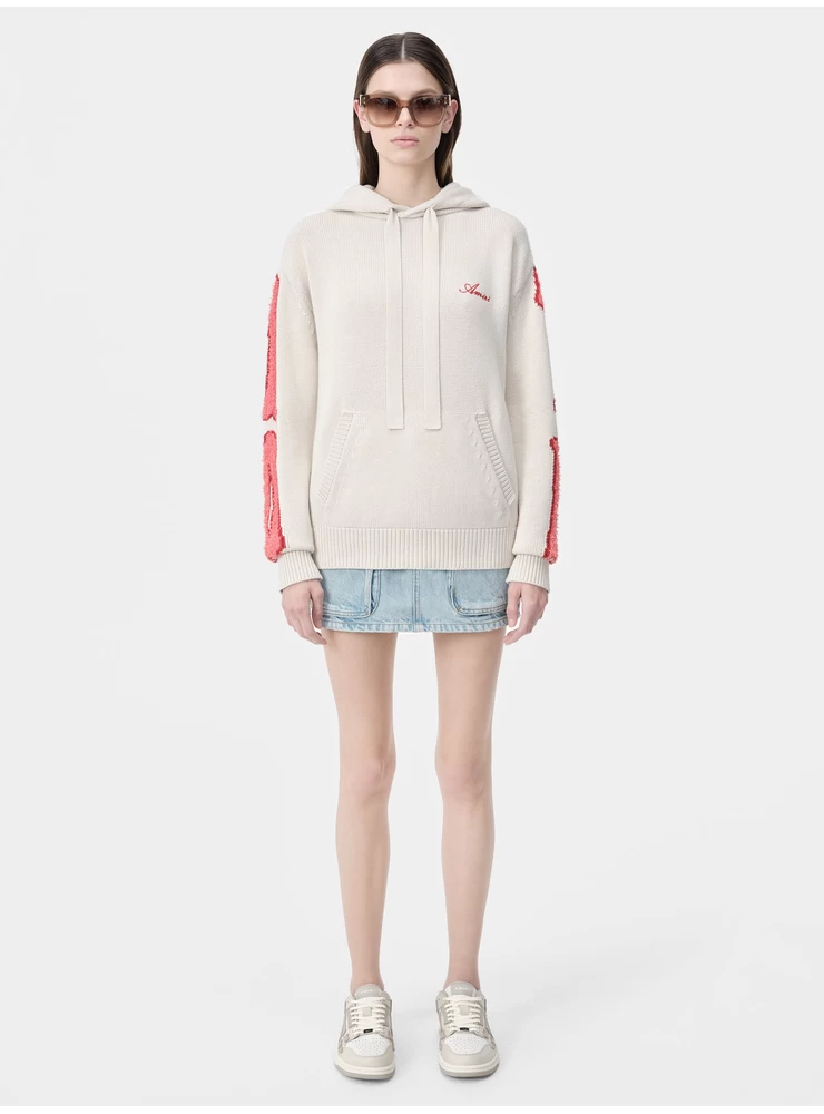 Amiri WOMEN - WOMEN'S BONES HOODIE - Alabaster