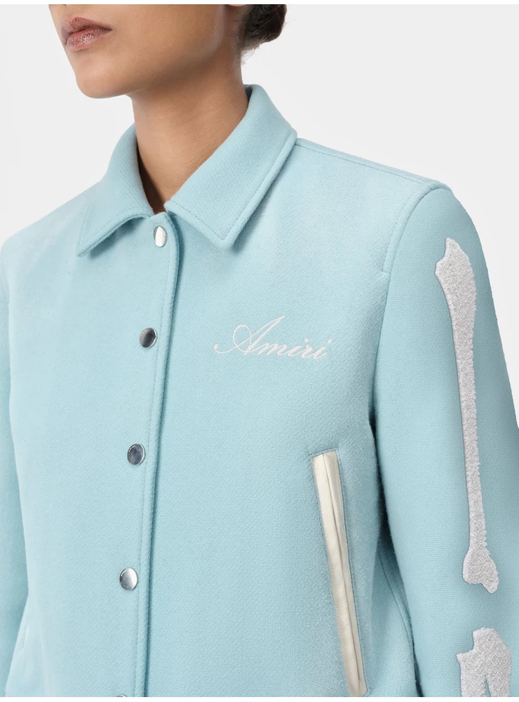 Amiri WOMEN - WOMEN'S BONES JACKET - Harbor Blue