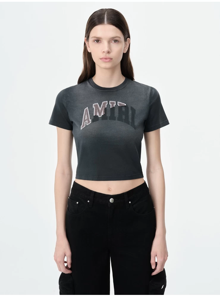 Amiri WOMEN - WOMEN'S AMIRI VINTAGE BABY TEE - Aged Black