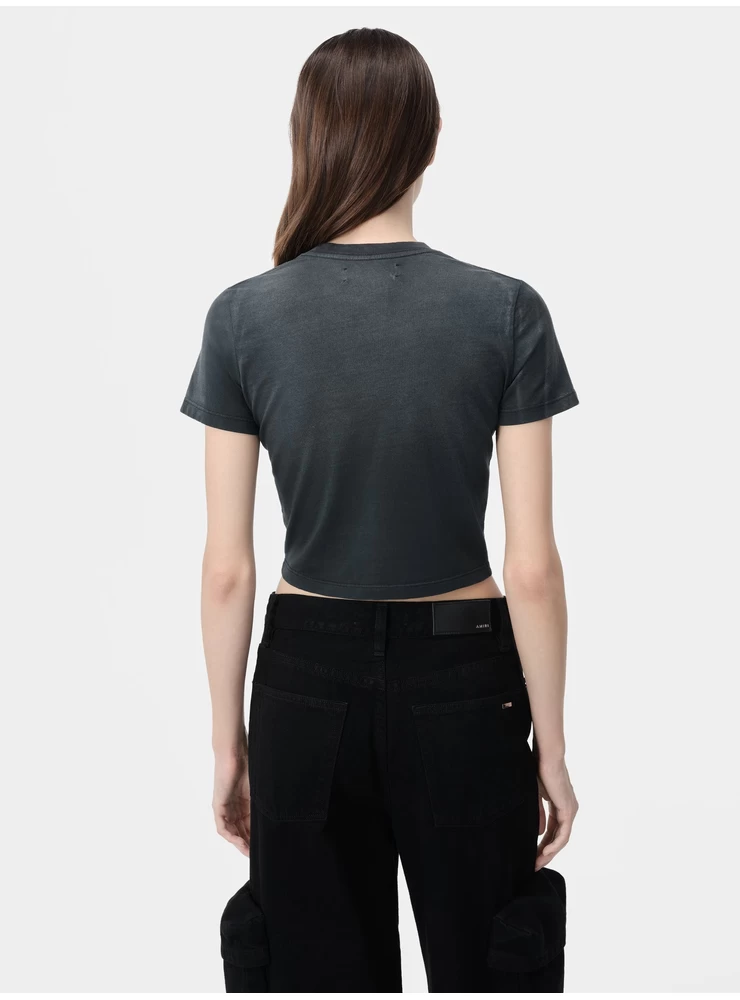 Amiri WOMEN - WOMEN'S AMIRI VINTAGE BABY TEE - Aged Black