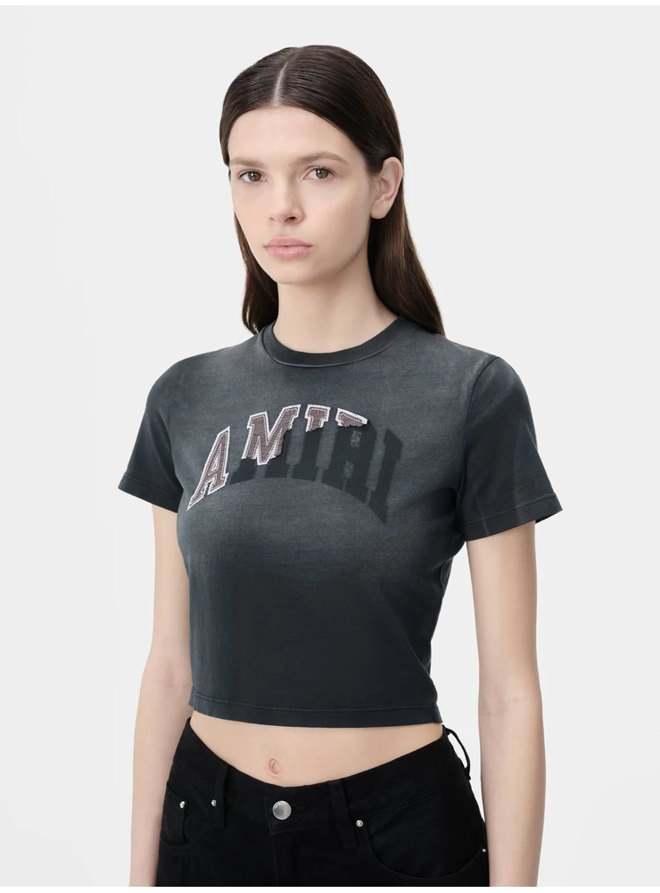 Amiri WOMEN - WOMEN'S AMIRI VINTAGE BABY TEE - Aged Black