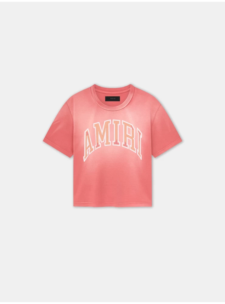 Amiri WOMEN - WOMEN'S AMIRI VINTAGE BABY TEE - Flamingo Pink