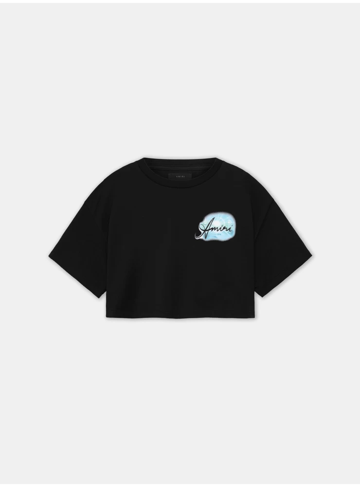 Amiri WOMEN - WOMEN'S AMIRI PARADISE AIRBRUSH TEE - Black